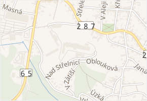 U Stadionu v obci Jablonec nad Nisou - mapa ulice