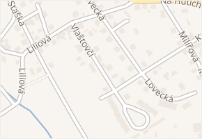 Vlaštovčí v obci Jablonec nad Nisou - mapa ulice