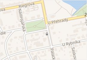Vrchlického sady v obci Jablonec nad Nisou - mapa ulice