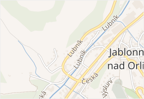 Lubník v obci Jablonné nad Orlicí - mapa ulice
