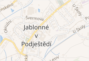 Klášterní v obci Jablonné v Podještědí - mapa ulice