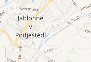 Mlýnská v obci Jablonné v Podještědí - mapa ulice