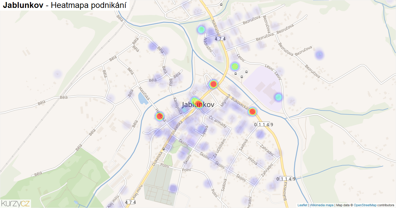 mapa jablunkov Jablunkov   mapy | Kurzy.cz