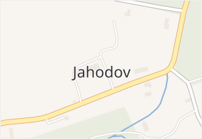 Jahodov v obci Jahodov - mapa části obce