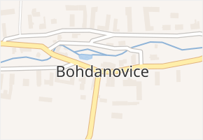Bohdanovice v obci Jakartovice - mapa části obce
