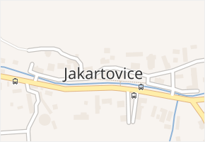 Jakartovice v obci Jakartovice - mapa části obce