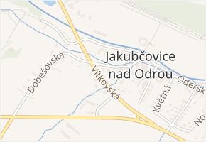 Vítkovská v obci Jakubčovice nad Odrou - mapa ulice