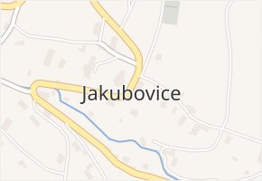 Jakubovice v obci Jakubovice - mapa části obce