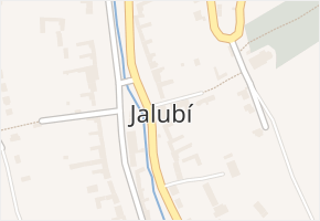 Jalubí v obci Jalubí - mapa části obce