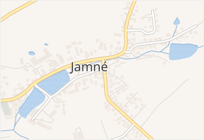 Jamné v obci Jamné - mapa části obce