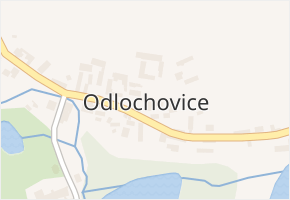 Odlochovice v obci Jankov - mapa části obce