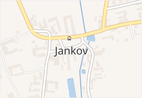 Jankov v obci Jankov - mapa části obce