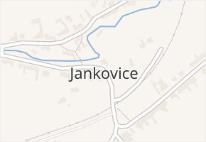 Jankovice v obci Jankovice - mapa části obce