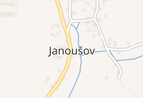 Janoušov v obci Janoušov - mapa části obce