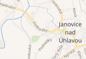 Podsedky v obci Janovice nad Úhlavou - mapa ulice