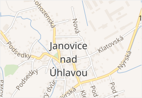 Příkopy v obci Janovice nad Úhlavou - mapa ulice