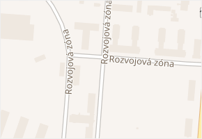 Rozvojová zóna v obci Janovice nad Úhlavou - mapa ulice