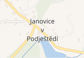 Janovice v Podještědí v obci Janovice v Podještědí - mapa části obce