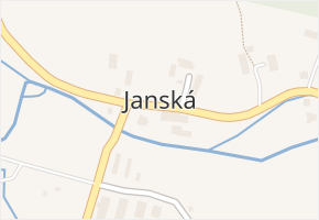Janská v obci Janská - mapa části obce