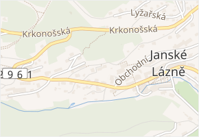Školní v obci Janské Lázně - mapa ulice
