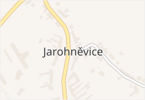 Jarohněvice v obci Jarohněvice - mapa části obce