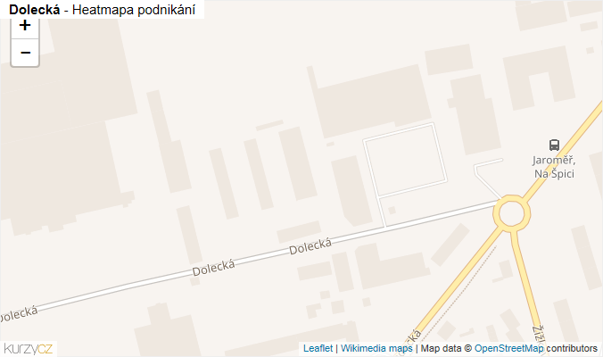 Mapa Dolecká - Firmy v ulici.