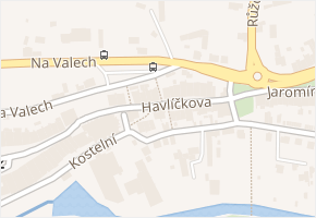 Havlíčkova v obci Jaroměř - mapa ulice