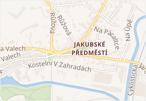 Jaromírova v obci Jaroměř - mapa ulice