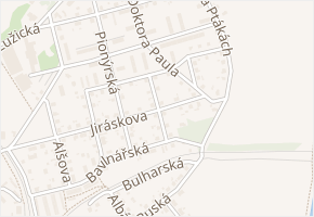 Maroldova v obci Jaroměř - mapa ulice