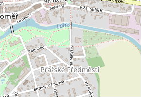 Na Matysáku v obci Jaroměř - mapa ulice