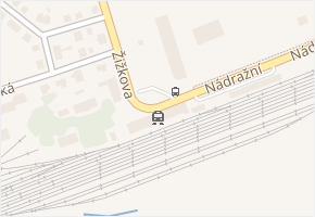 Nádražní v obci Jaroměř - mapa ulice