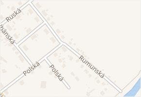 Rumunská v obci Jaroměř - mapa ulice