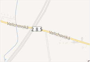 Velichovská v obci Jaroměř - mapa ulice
