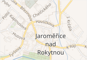 Panská v obci Jaroměřice nad Rokytnou - mapa ulice