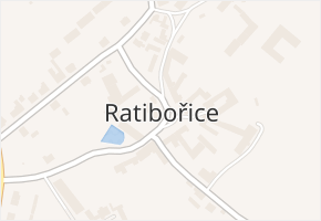 Ratibořice v obci Jaroměřice nad Rokytnou - mapa části obce