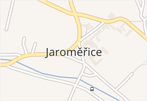 Jaroměřice v obci Jaroměřice - mapa části obce