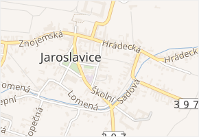 Družstevní v obci Jaroslavice - mapa ulice