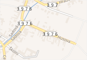 Husova v obci Jaroslavice - mapa ulice
