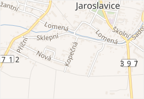 Kopečná v obci Jaroslavice - mapa ulice