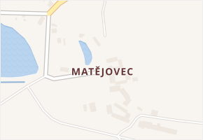Matějovec v obci Jarošov nad Nežárkou - mapa části obce
