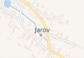 Jarov v obci Jarov - mapa části obce