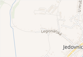 Legionářská v obci Jedovnice - mapa ulice