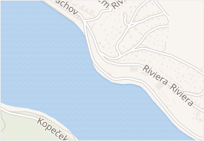Riviera v obci Jedovnice - mapa ulice