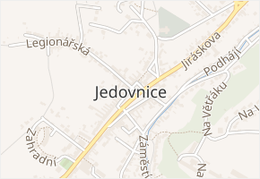 Sadová v obci Jedovnice - mapa ulice