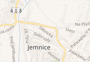 Dělnická v obci Jemnice - mapa ulice