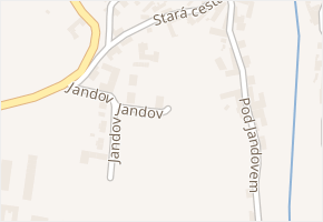 Jandov v obci Jemnice - mapa ulice