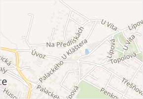 Na Předlískách v obci Jemnice - mapa ulice