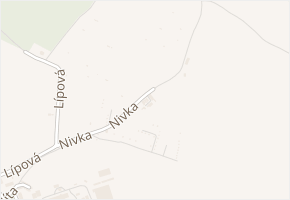 Nivka v obci Jemnice - mapa ulice
