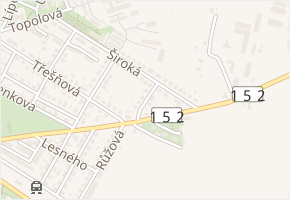Spojovací v obci Jemnice - mapa ulice