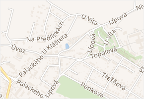 U Kláštera v obci Jemnice - mapa ulice